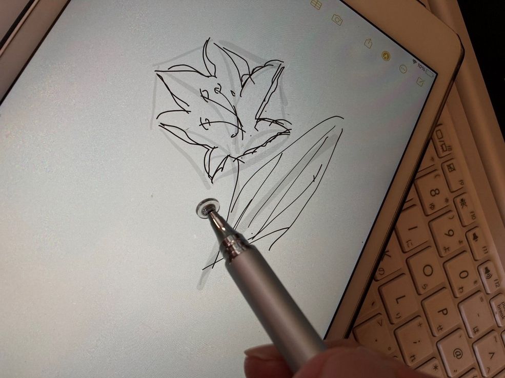 細い線が描けるから絵が描きやすい