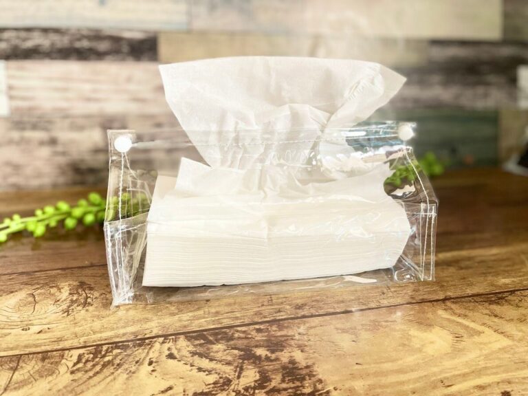 【セリア】透明だからどんな部屋にも合う！おしゃれティッシュカバーが110円は神！