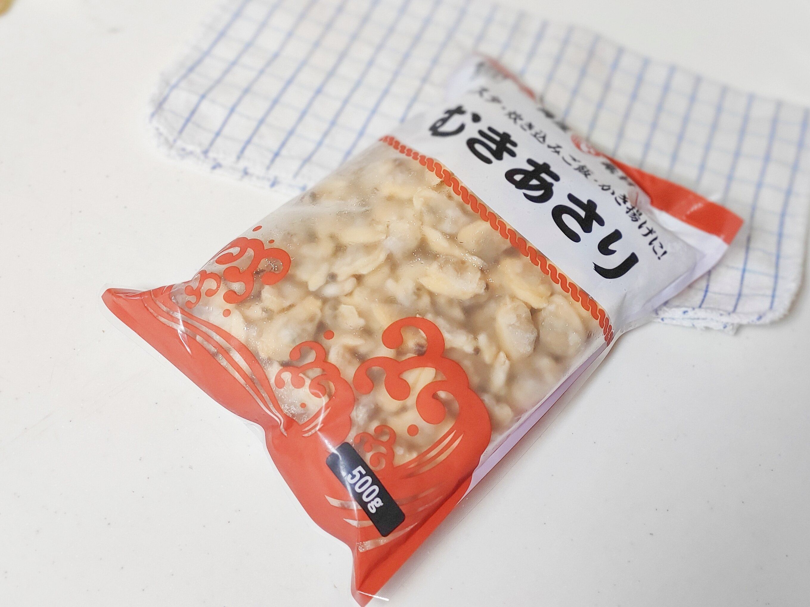 業務スーパーのむきあさりのパッケージ写真