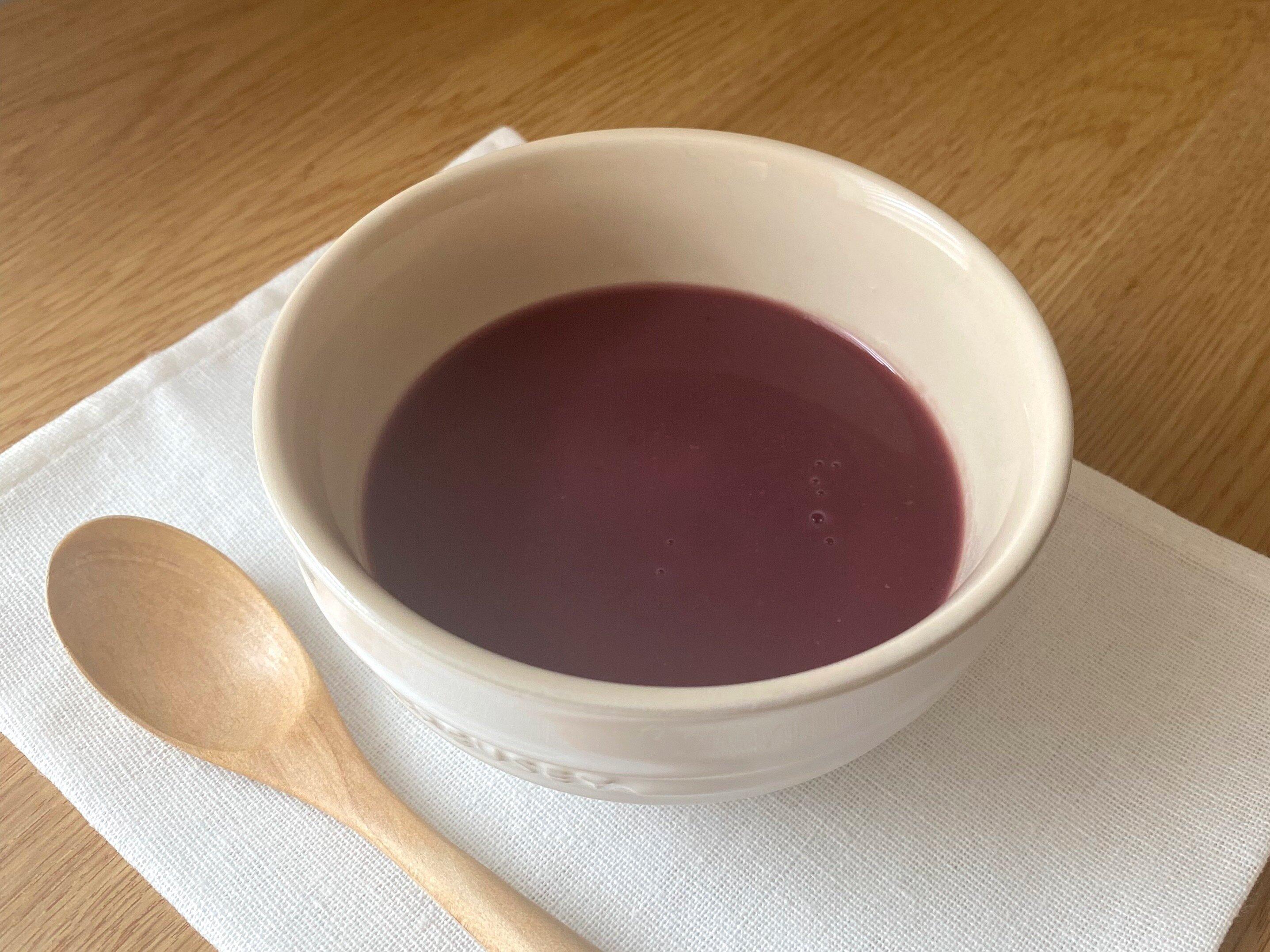 紫いもポタージュ