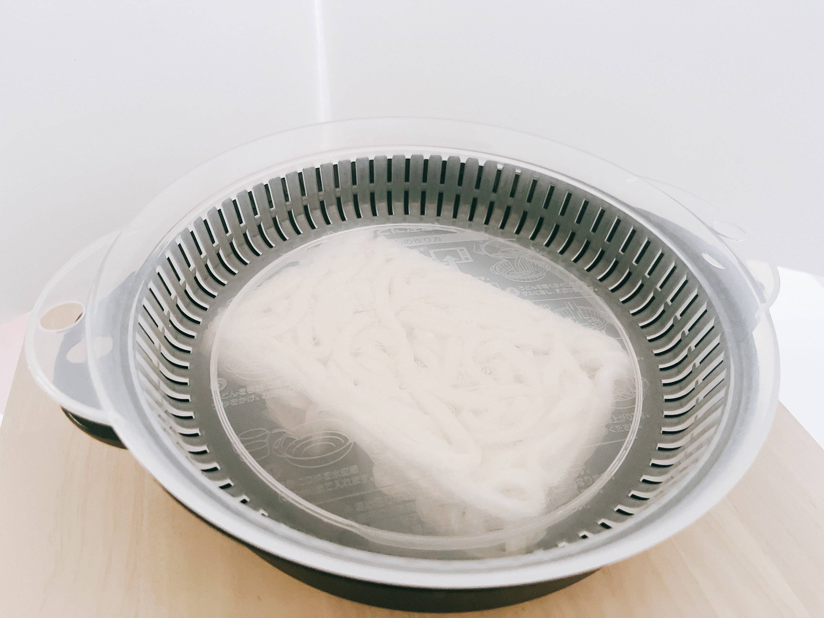ぶっかけうどんは「ザル」がポイント!