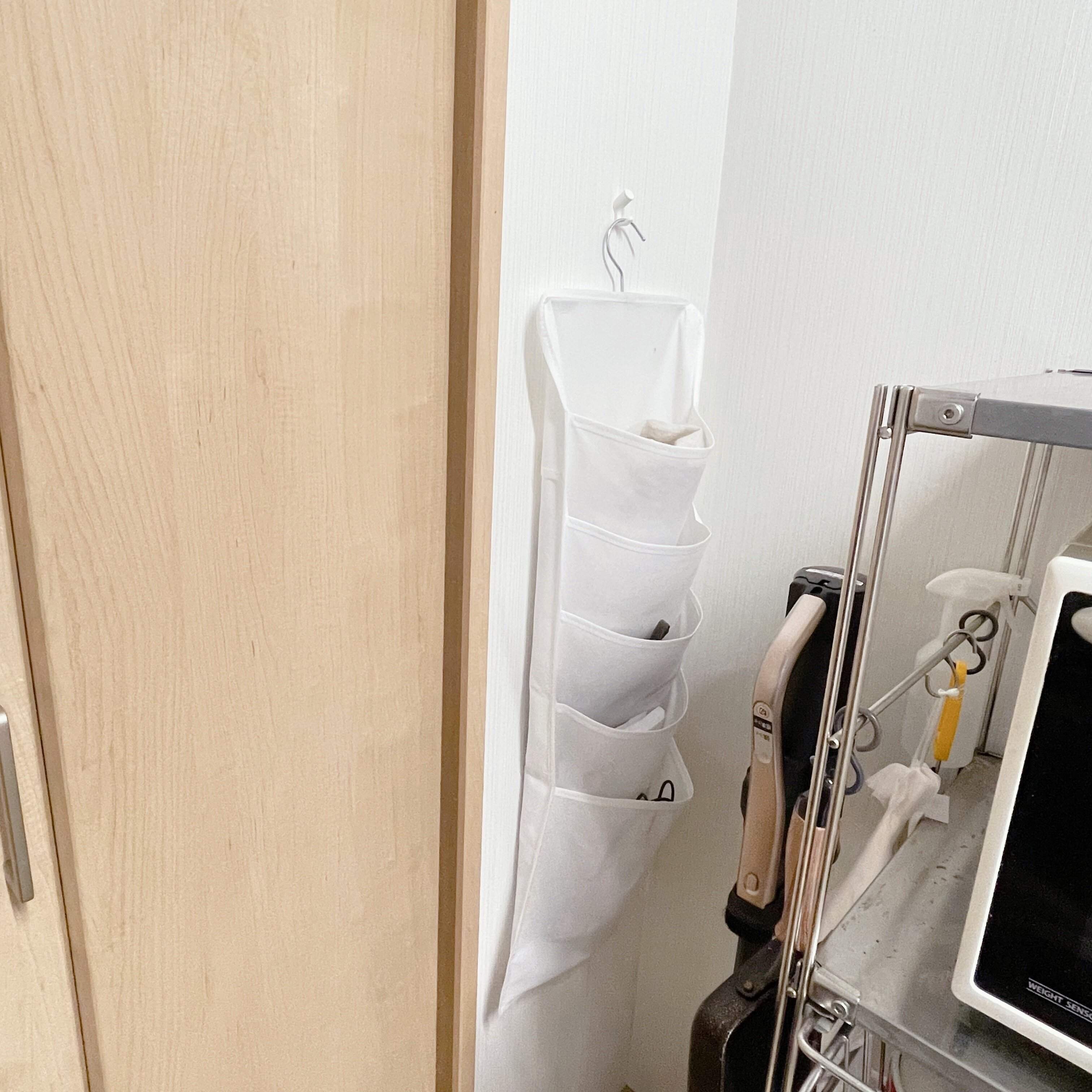 5．キッチンに置くと便利な小物収納