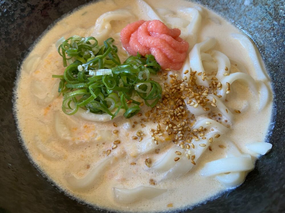 うどんにかけて