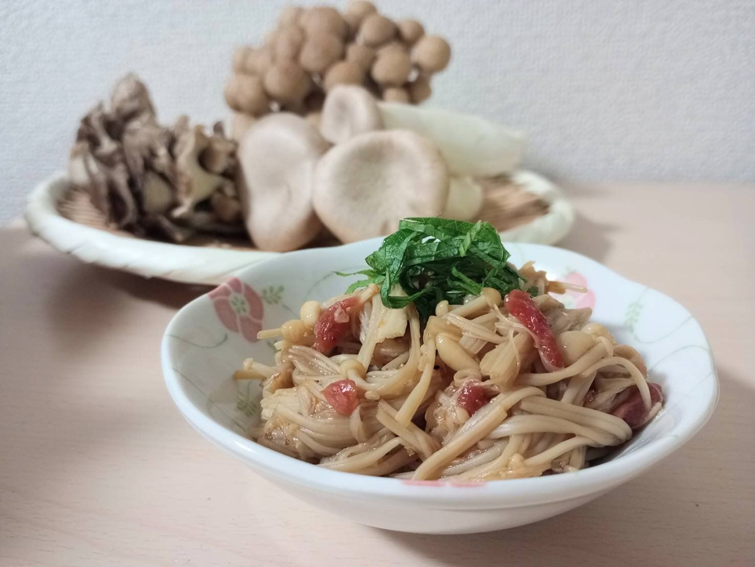 えのき茸の和食料理