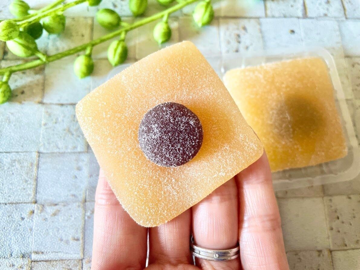 裏返した生八つ橋グミ