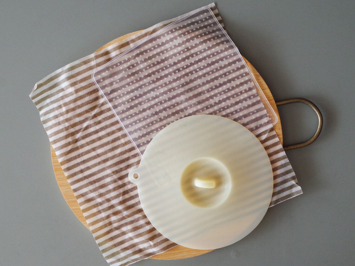 我が家の食品保存のフタ一式