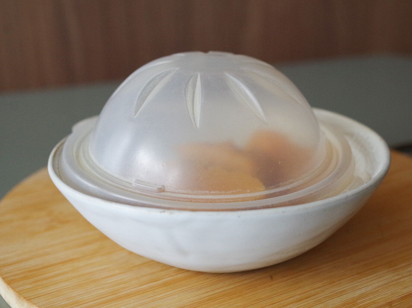 肉まんを温めるより使っている容器