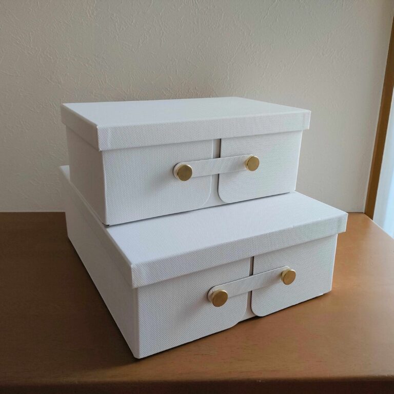 【IKEA】仕切りもあって収納量たっぷり！インテリアのアクセントにもなるオシャレな収納ボックス