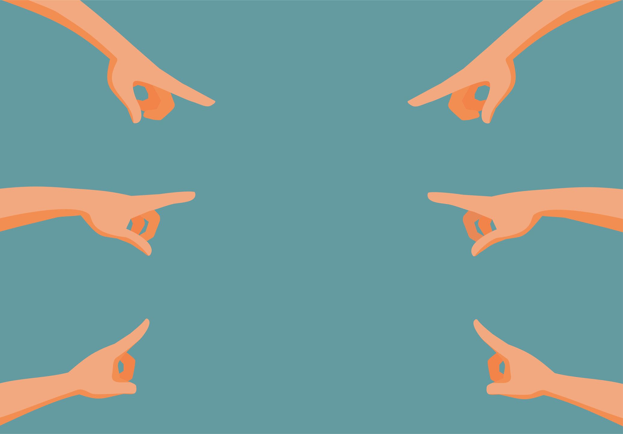 指の指差し ベクトル モックアップ 漫画のイラスト