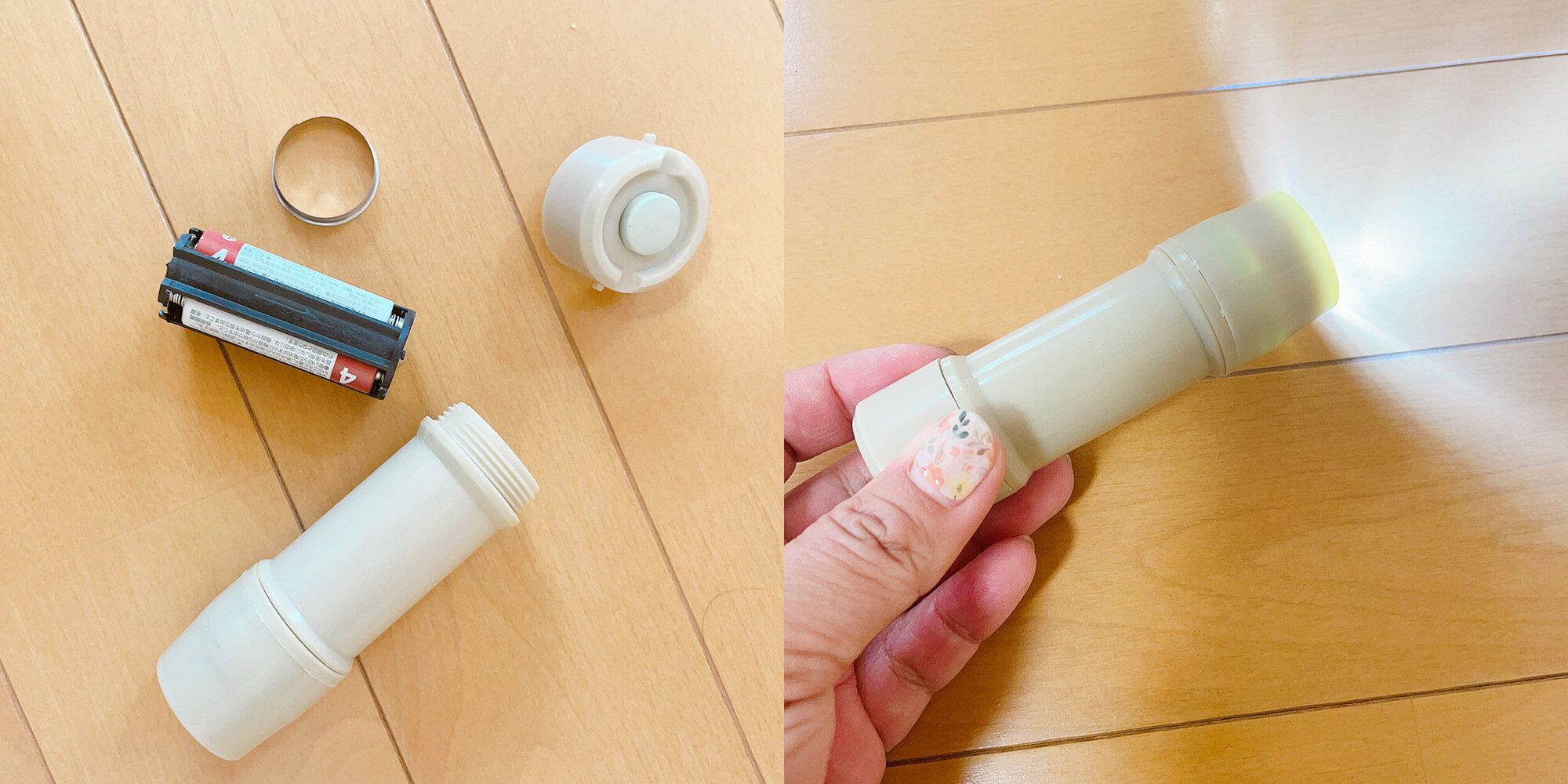 単4電池3本を入れて