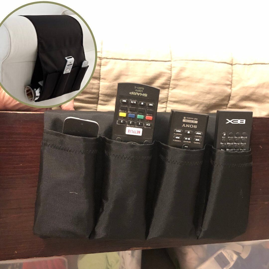 ポケットをつくるDIYリモコン収納アイテム