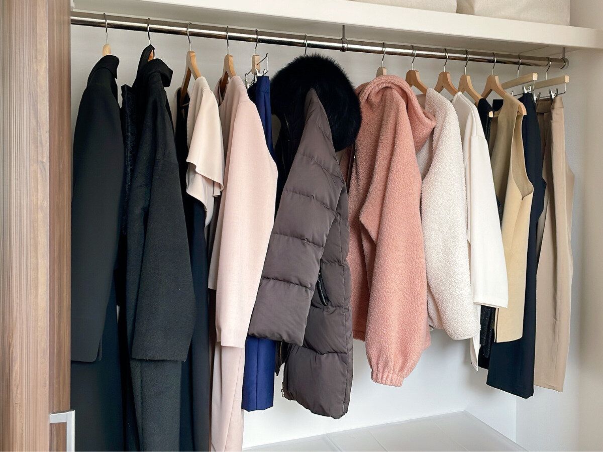 クローゼットのハンガー