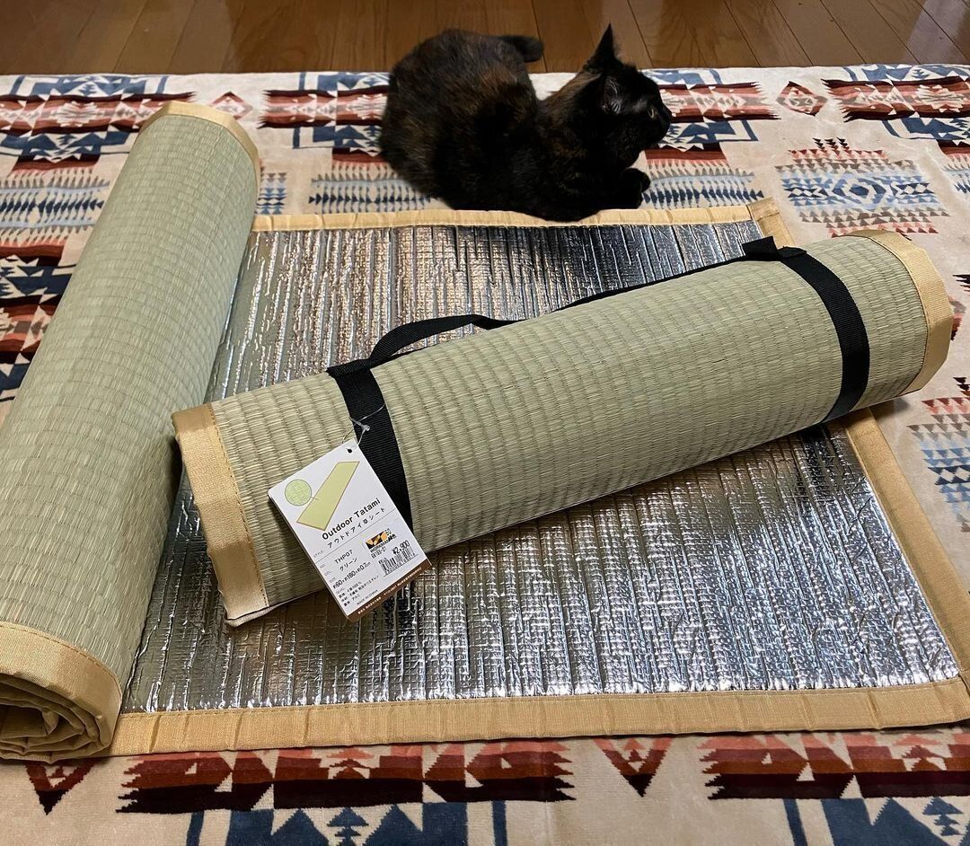 い草の香りが心地いい！「アウトドア　イ草シート」