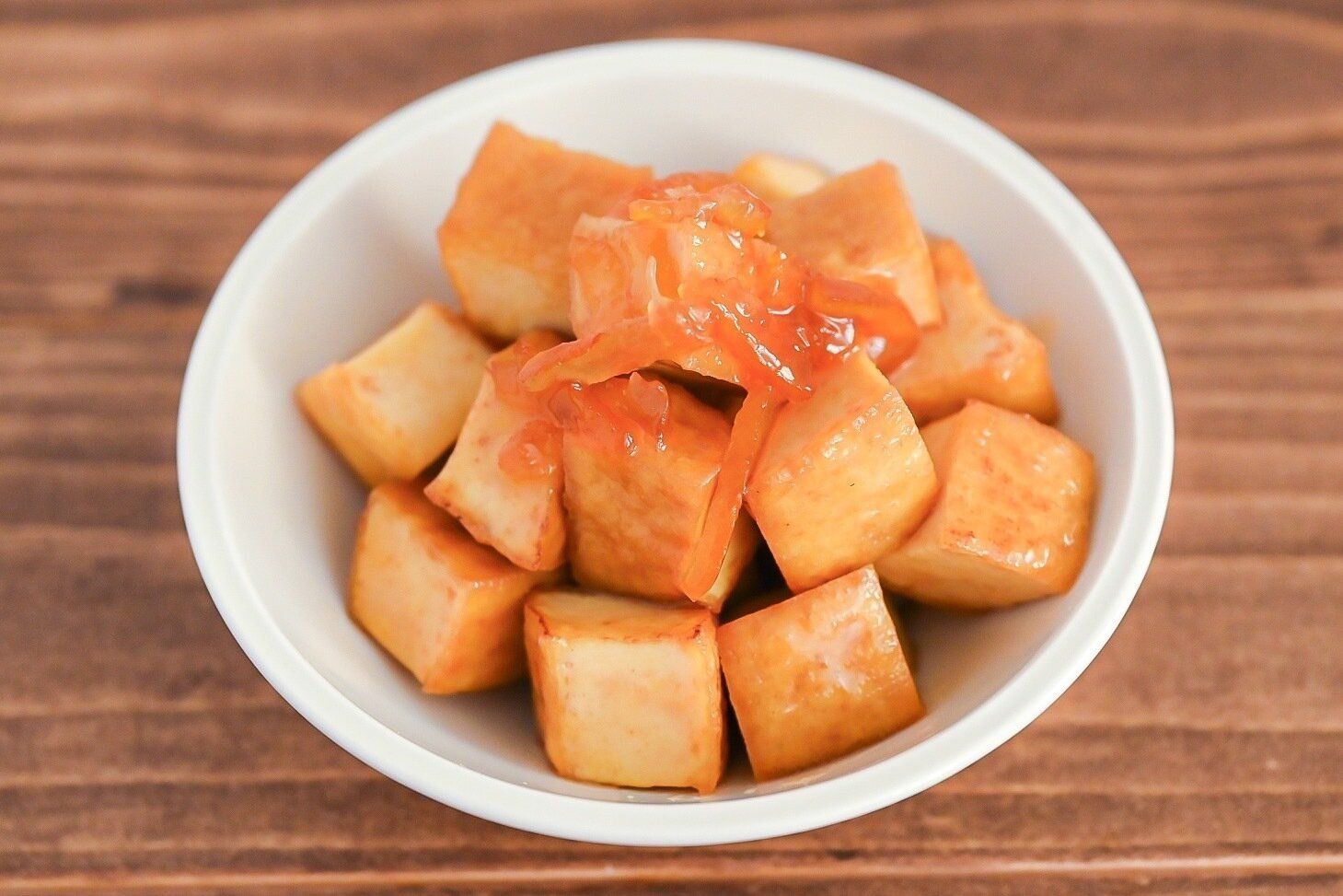 厚揚げのゆず茶炒め