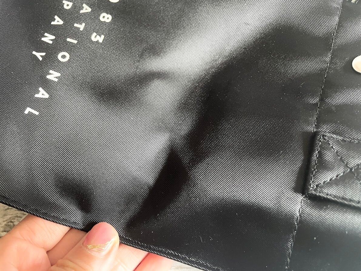 ダイソートートバッグの生地