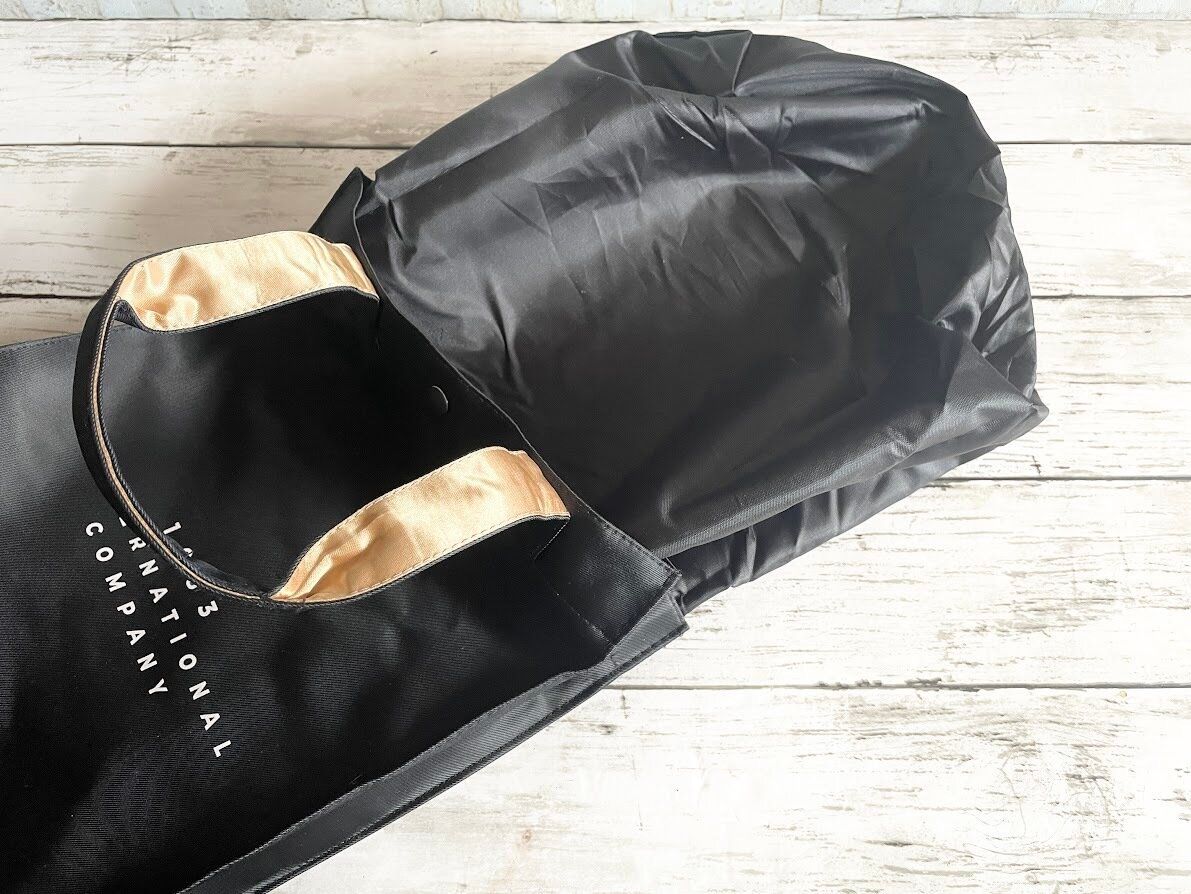 ダイソートートバッグの裏地