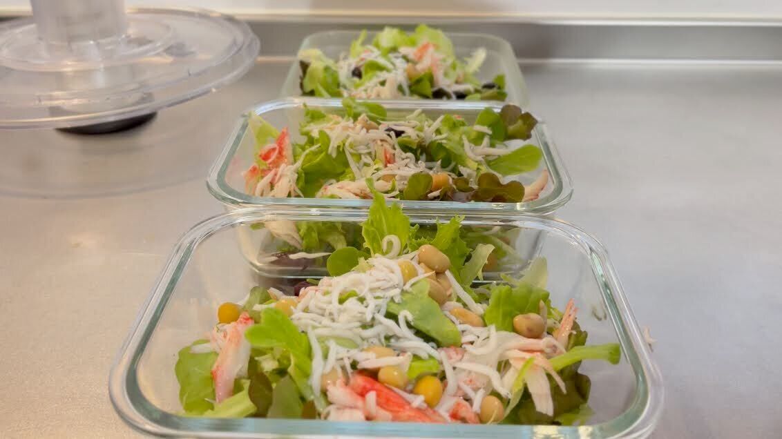 ３日分の作り置きサラダ