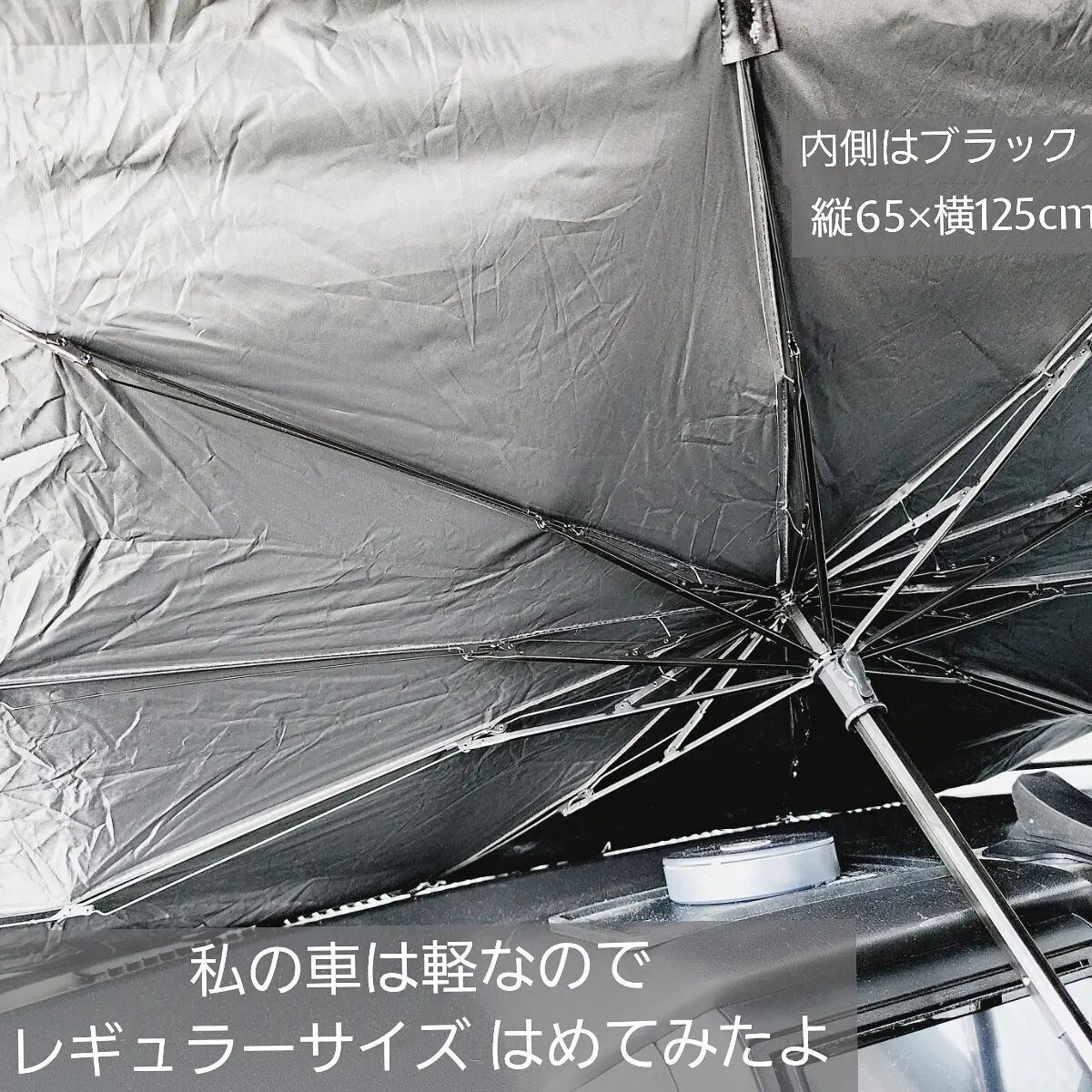 【ダイソー】SNSで大人気！折りたたみ傘風に使えて便利