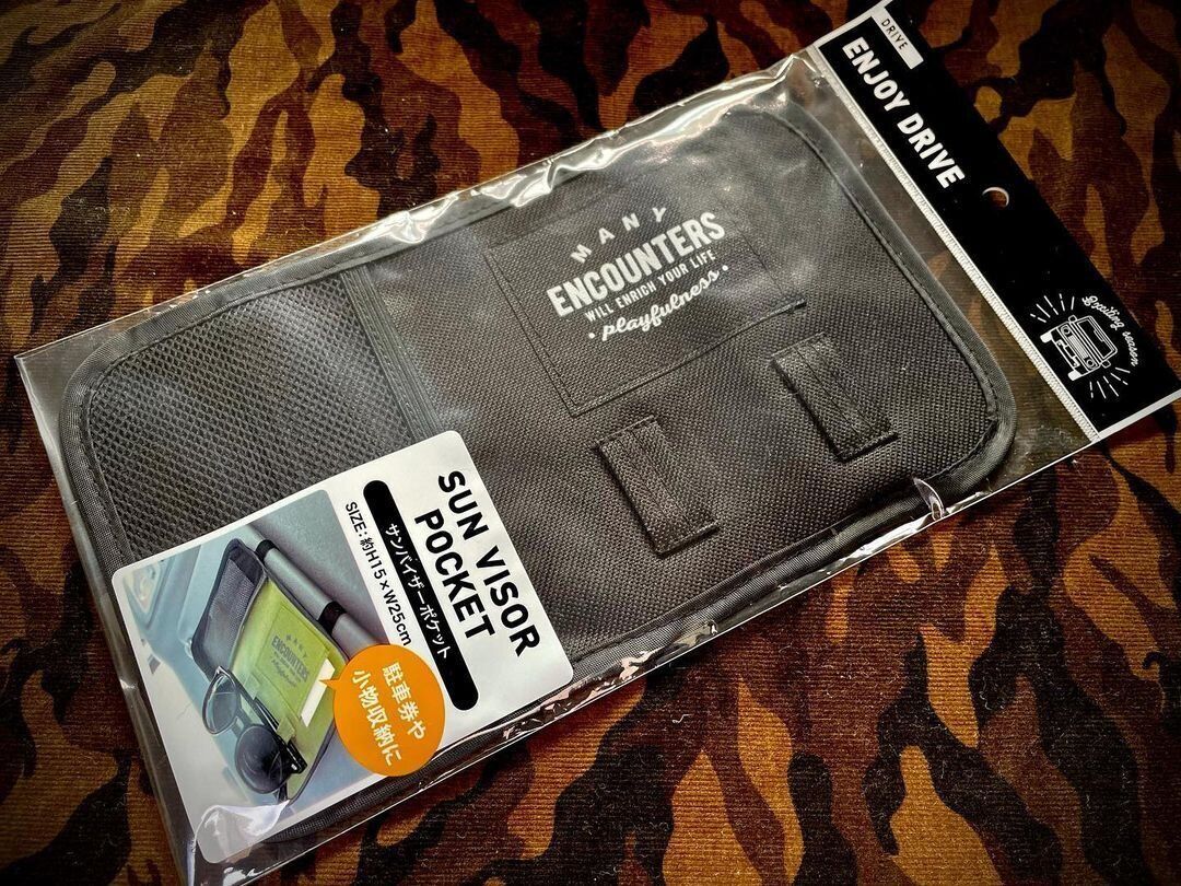 【セリア】サンバイザーにつけるだけの便利なポケット