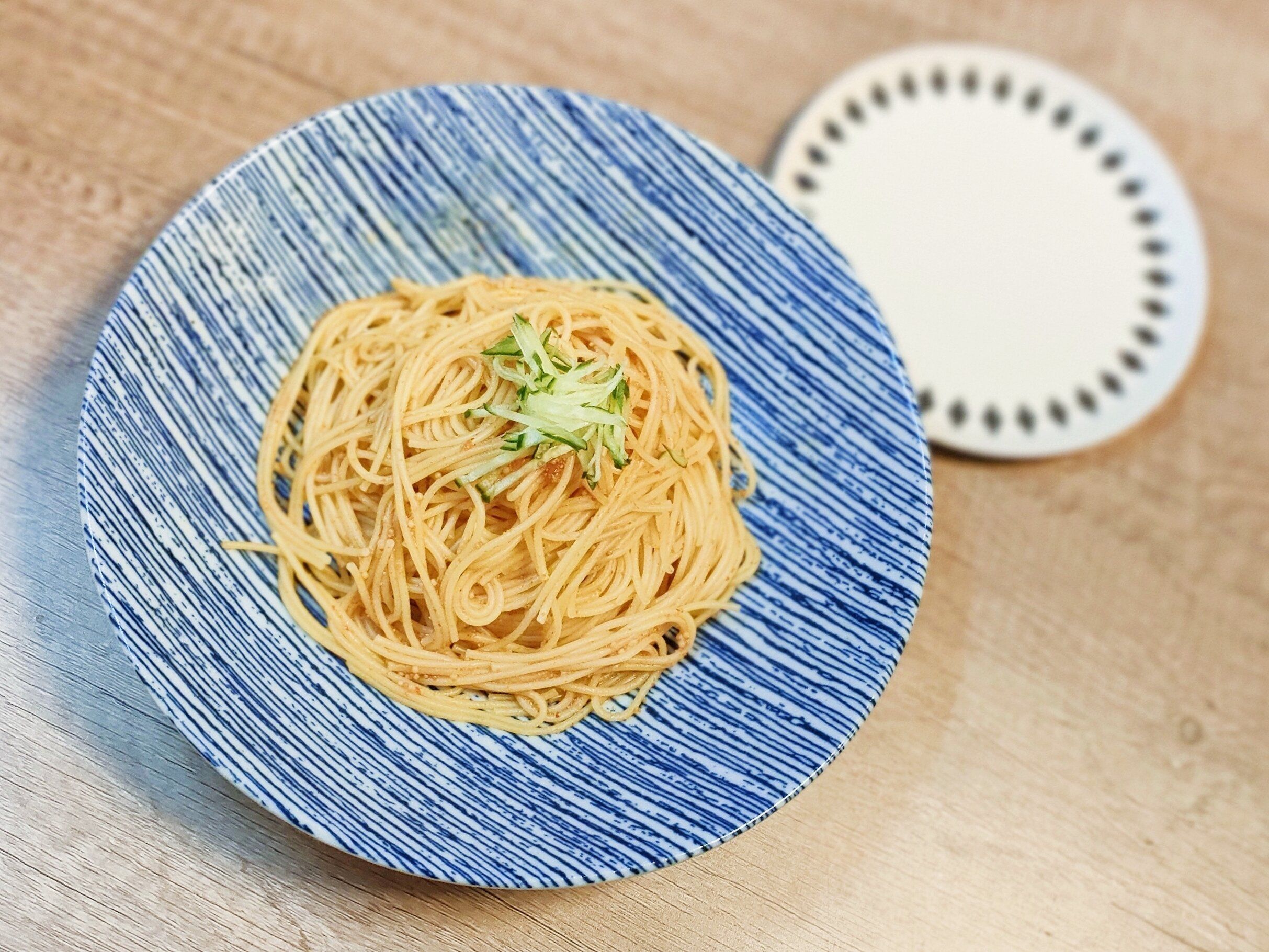 明太子とトビッコの焦しガーリックパスタ