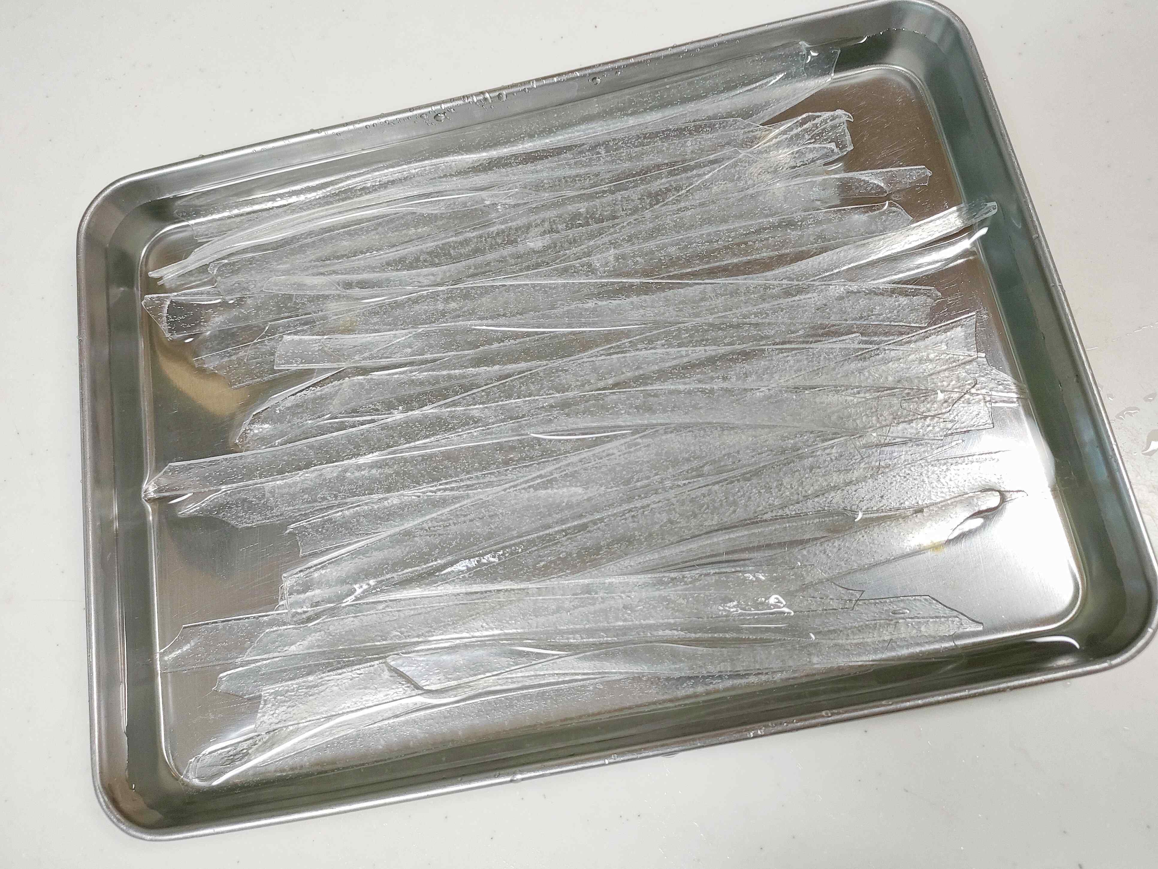 水にさらしたほうが柔らかくなる