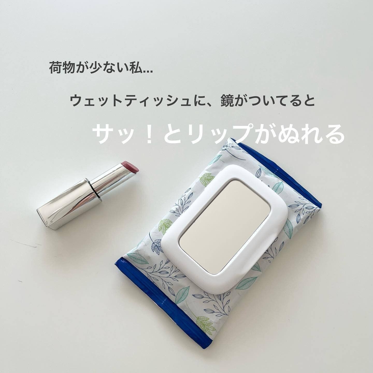 便利で即買い！「ウェットシートのフタミニ　ミラー付」