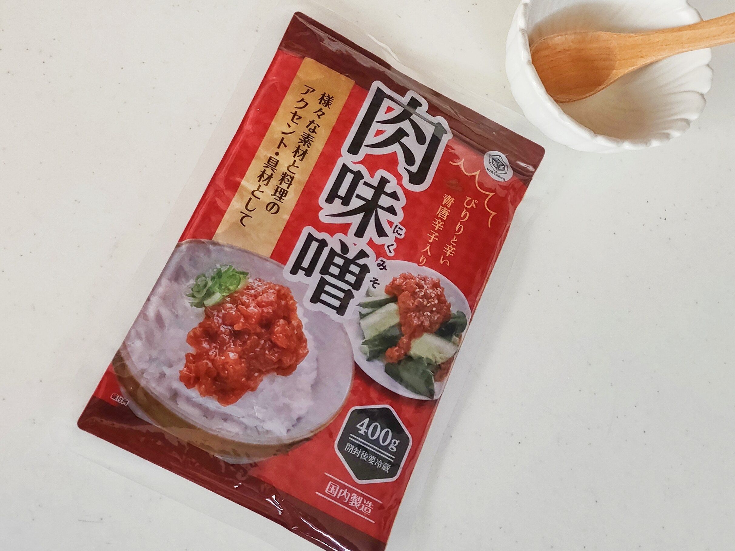 肉味噌のパッケージ