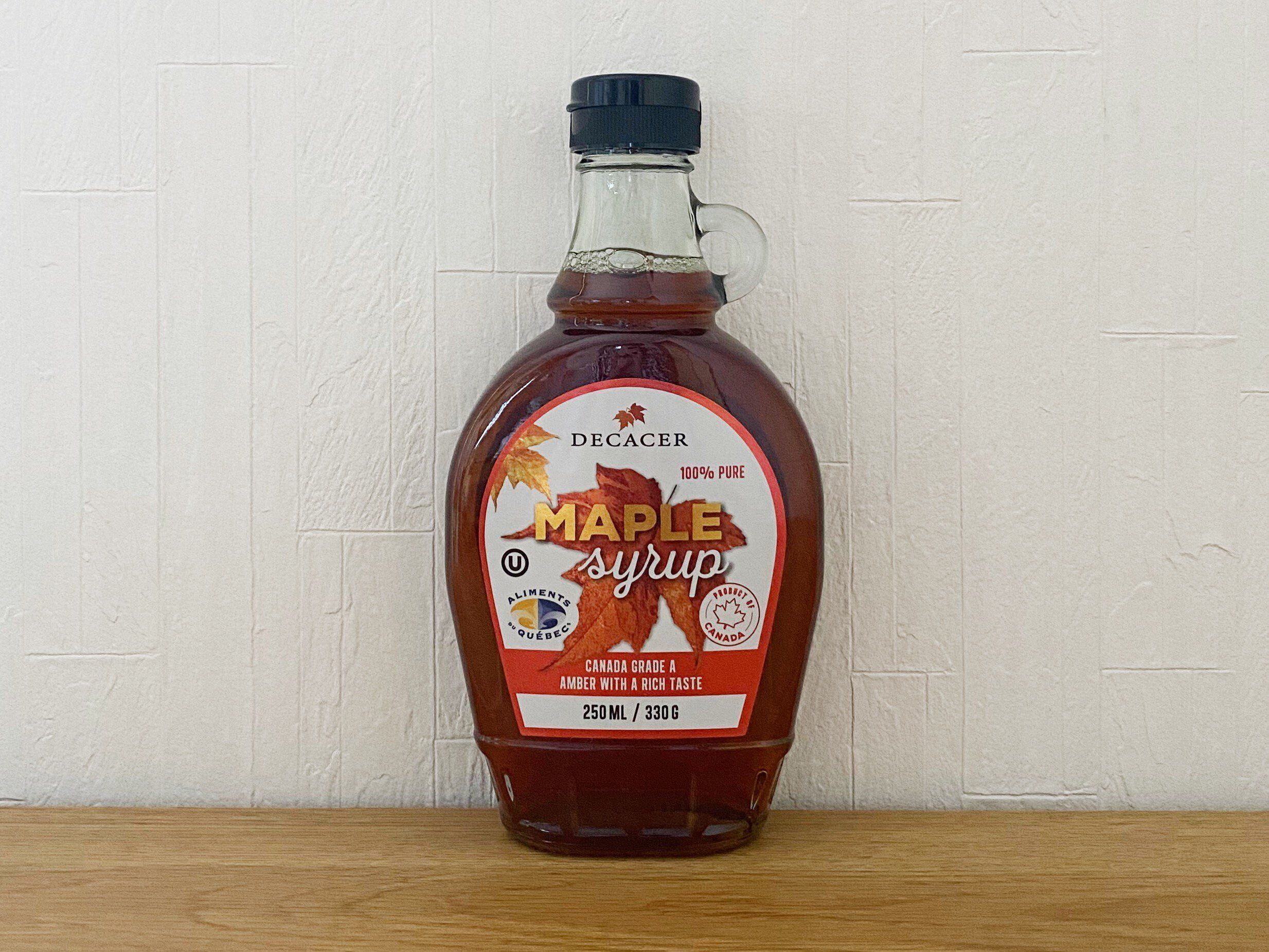 デカセールメープルシロップグレードAアンバー