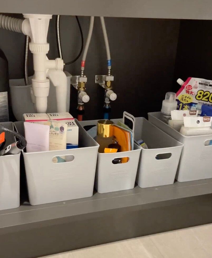 ほとんどセリアの使ってます！！洗面台収納アイテム、一気見せ！