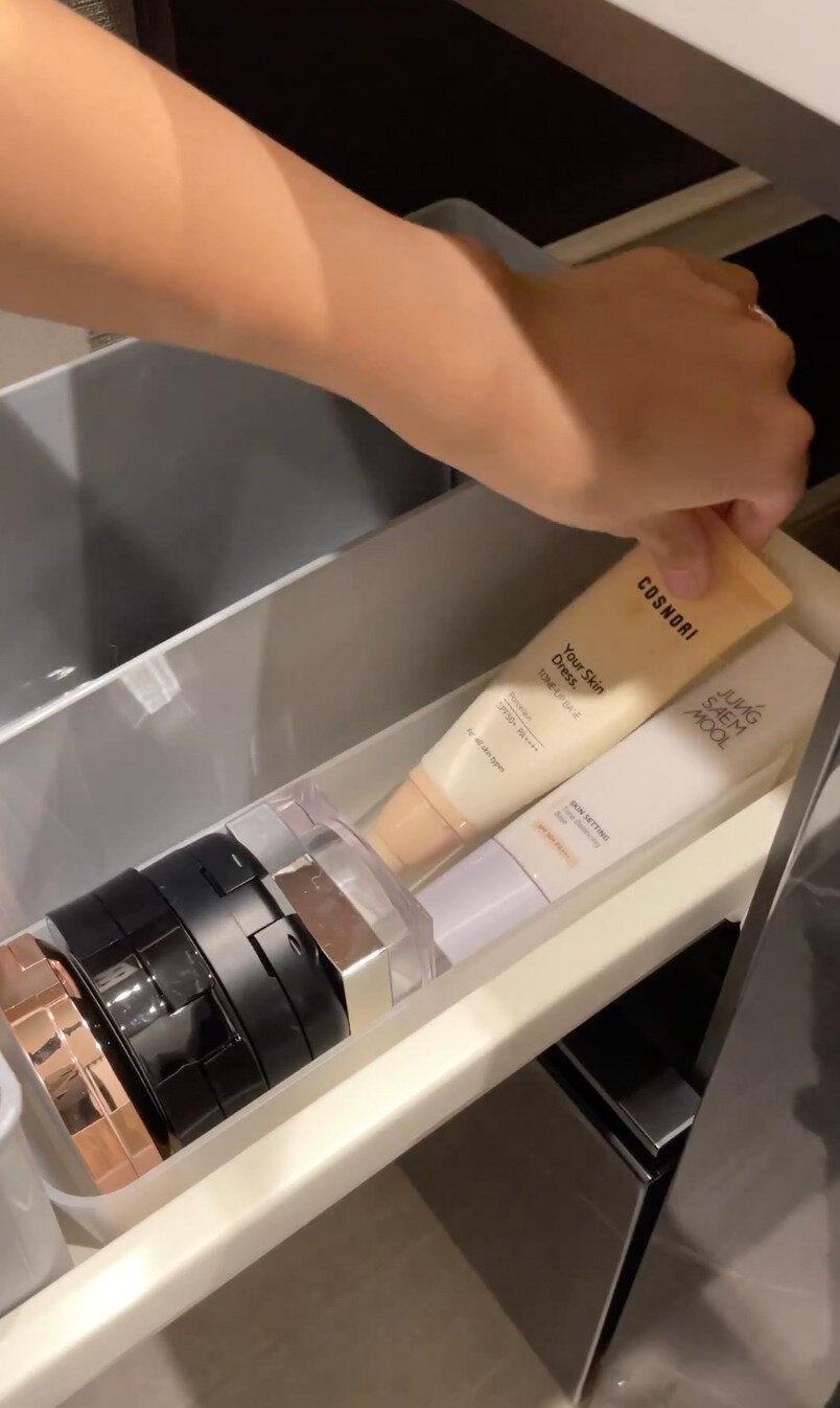 ほとんどセリアの使ってます！！洗面台収納アイテム、一気見せ！