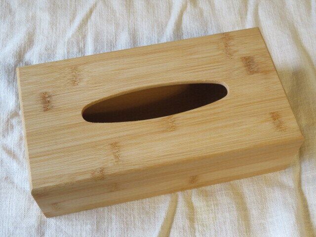 ワッツ「バンブーティッシュケース」(税込660円)