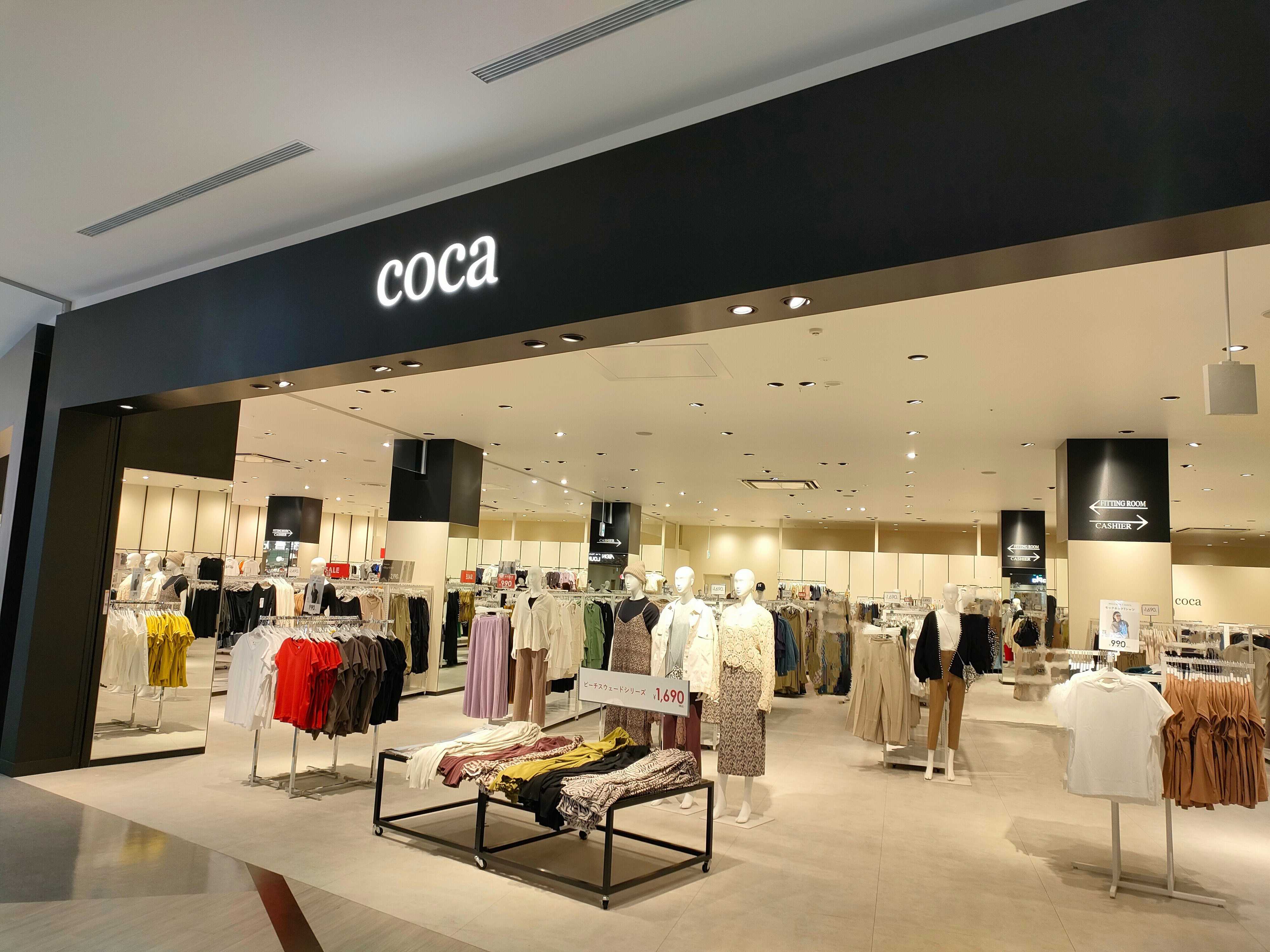 韓国発のファストファッションcoca