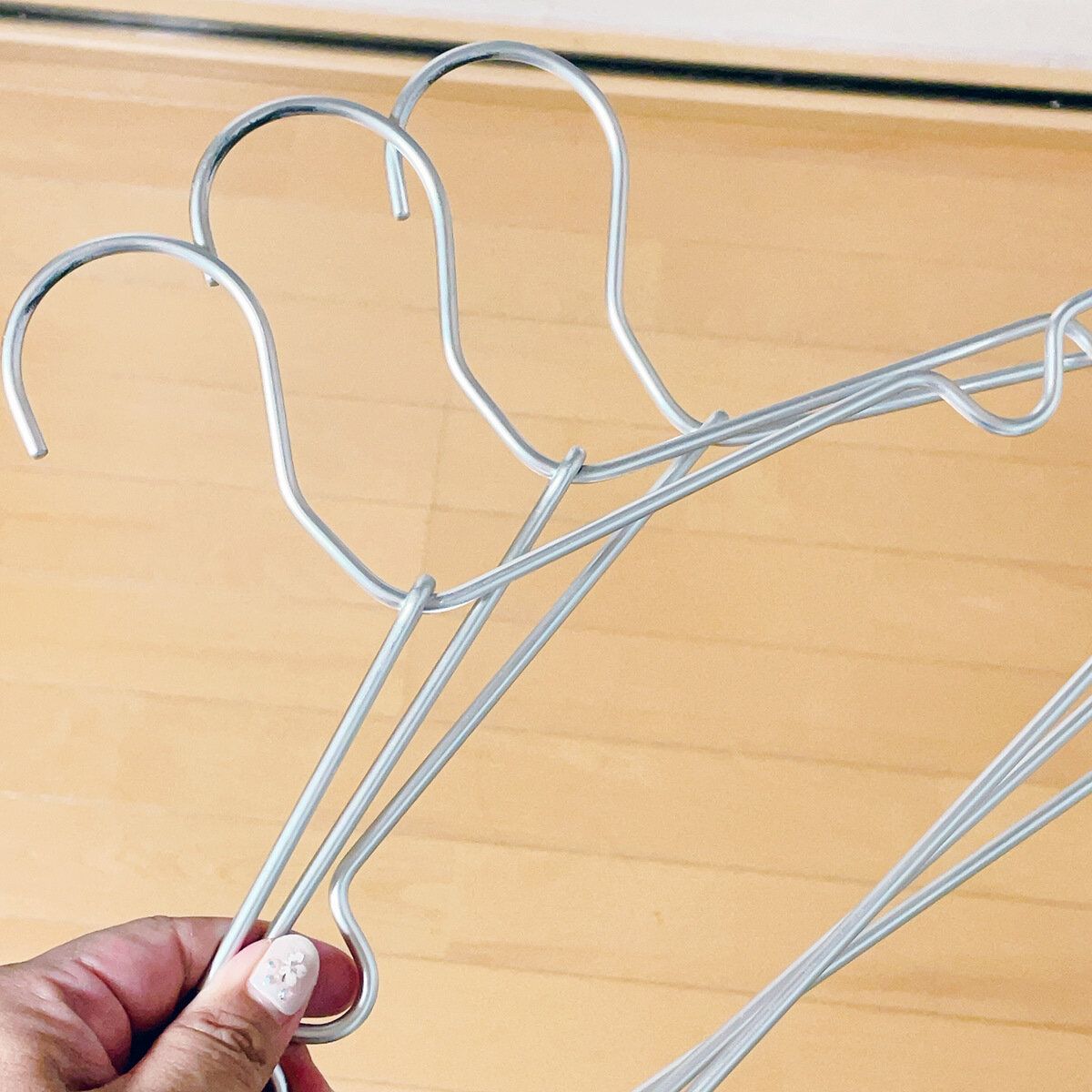 アルミ洗濯用ハンガー