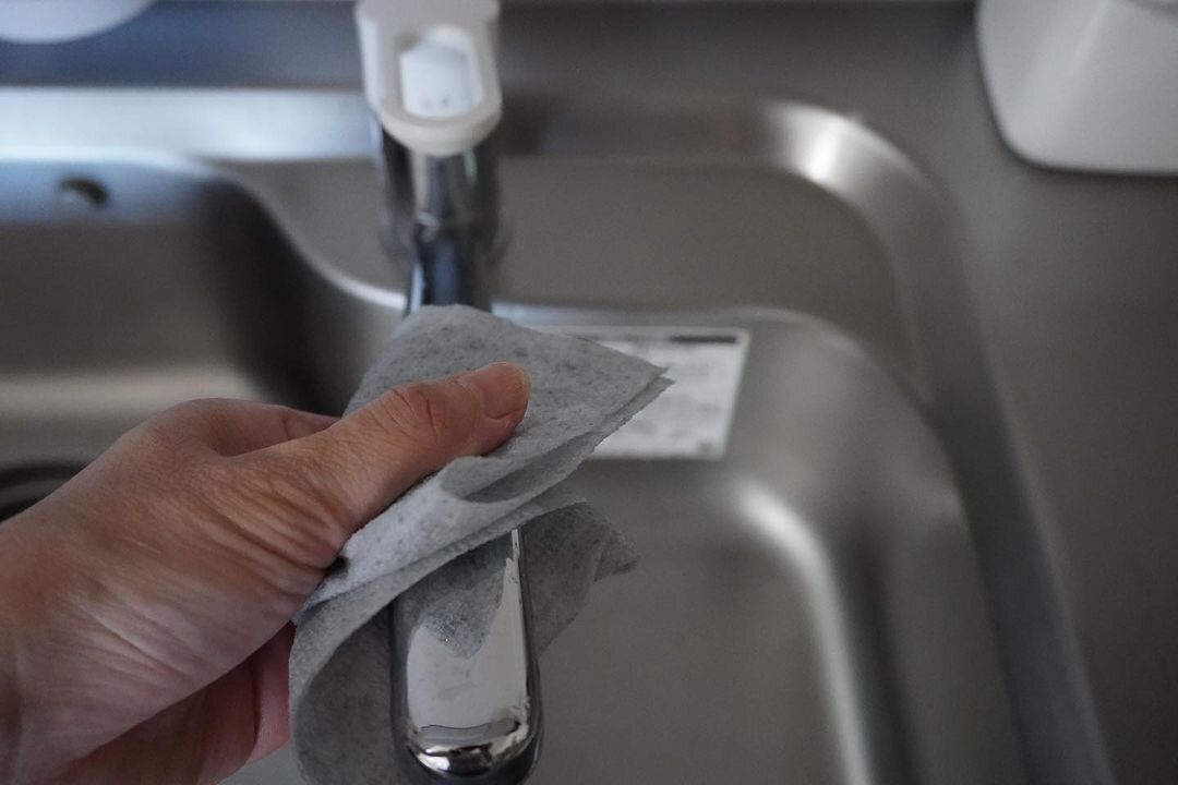 頑固な水アカ汚れをスッキリ落とせる