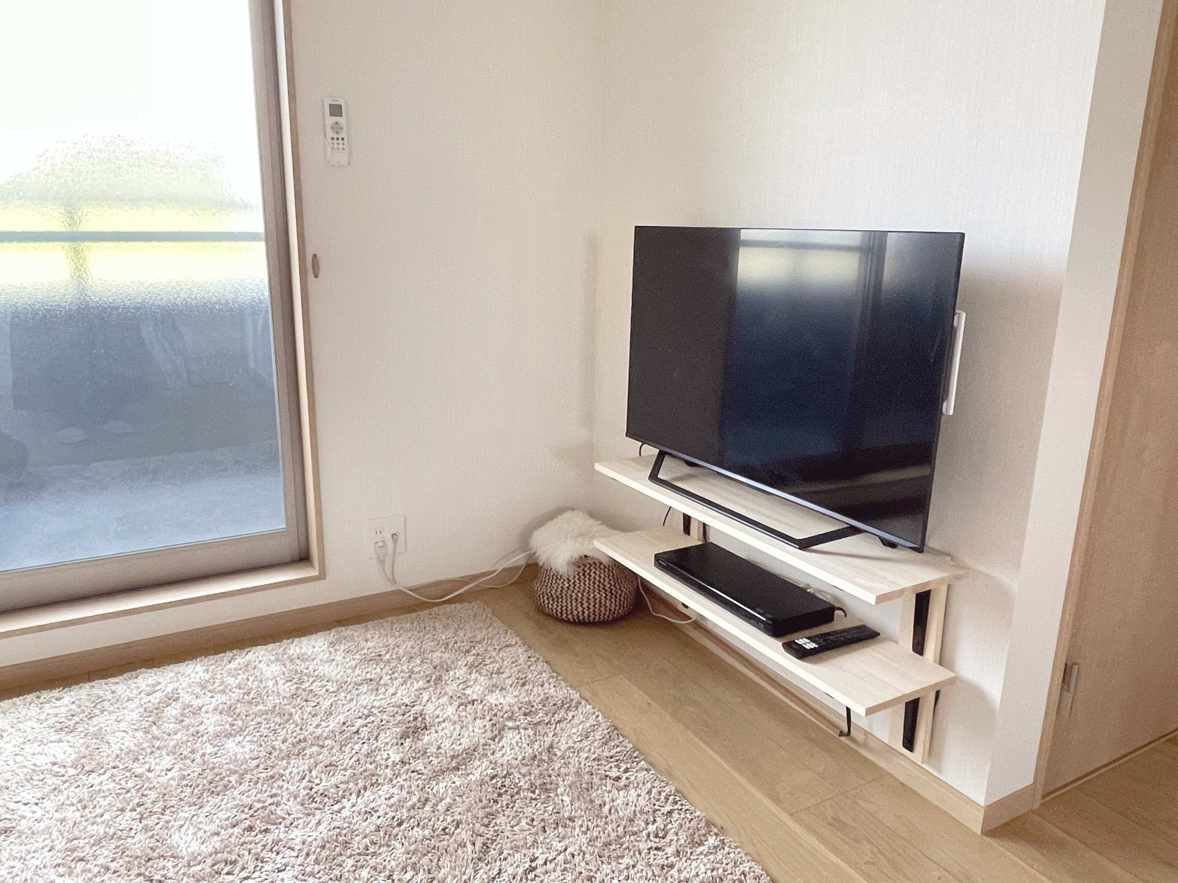 テレビ台は自作