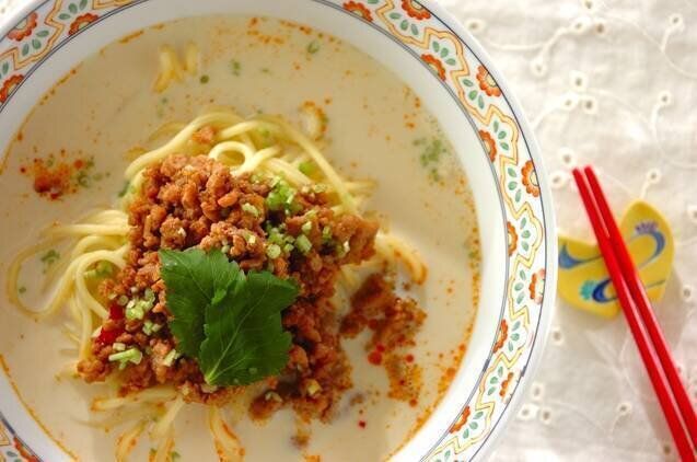 濃厚！おうち担々麺 豆乳で本格手作り
