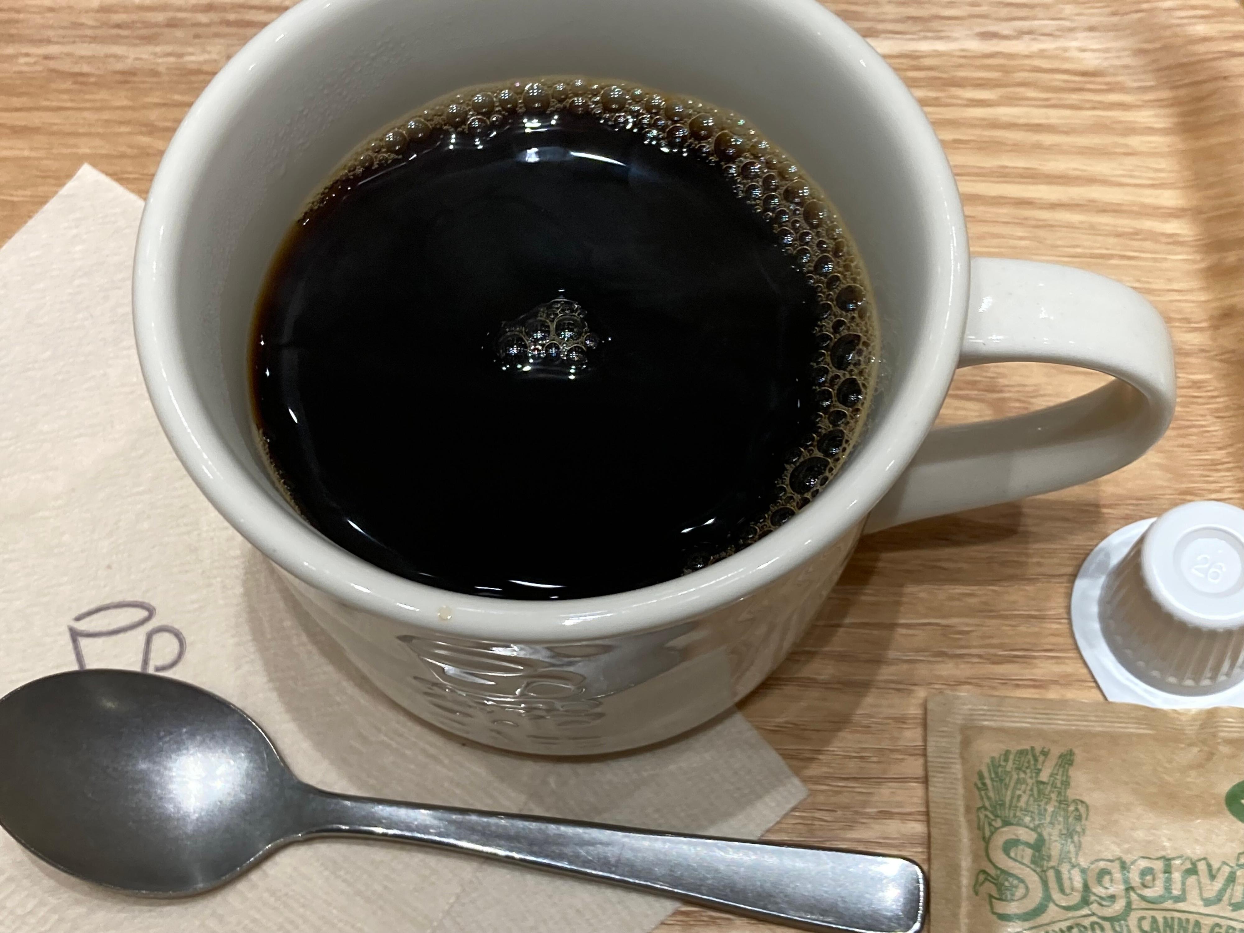 喫茶店のコーヒー