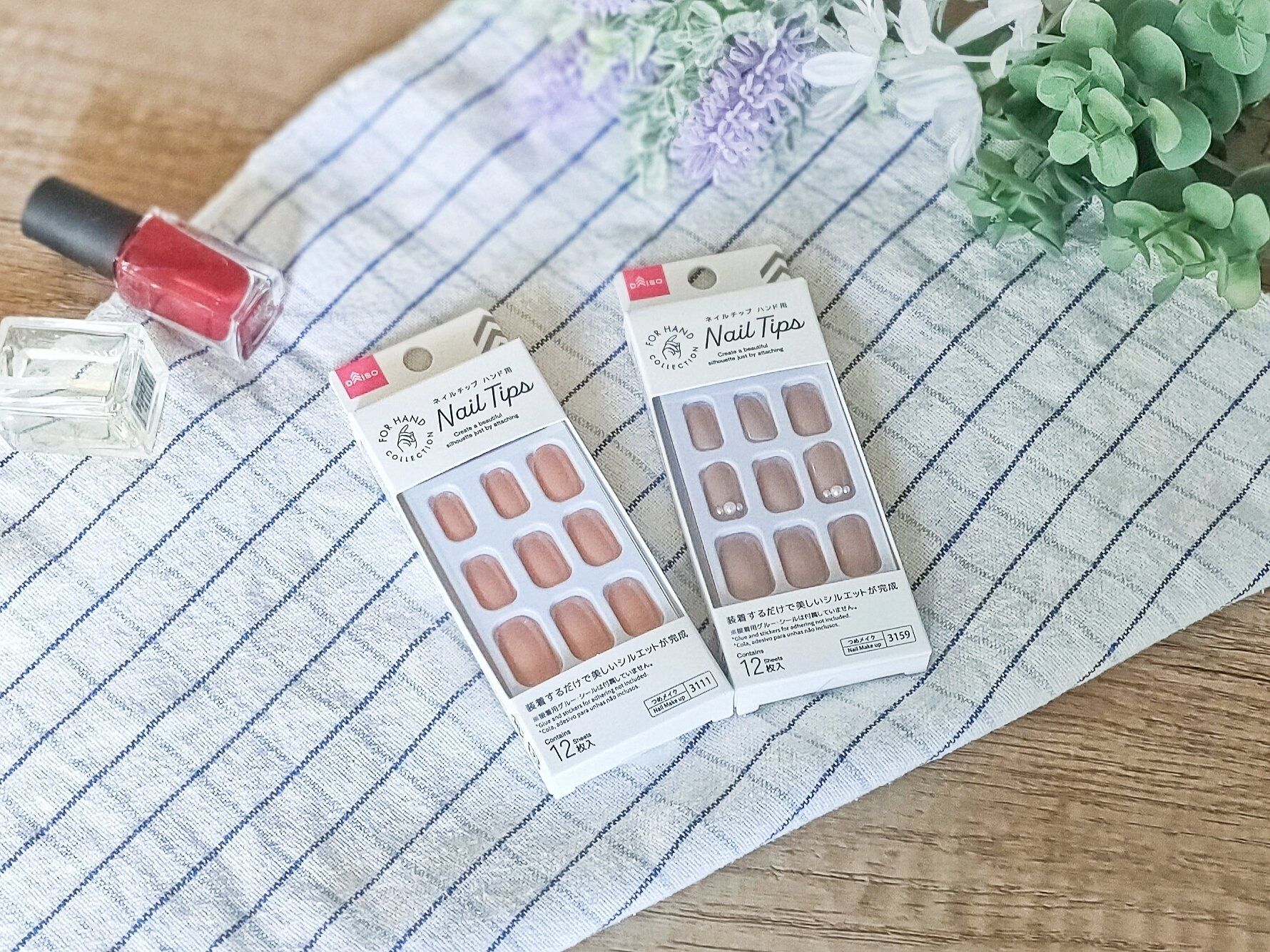 ダイソーのネイルチップ
