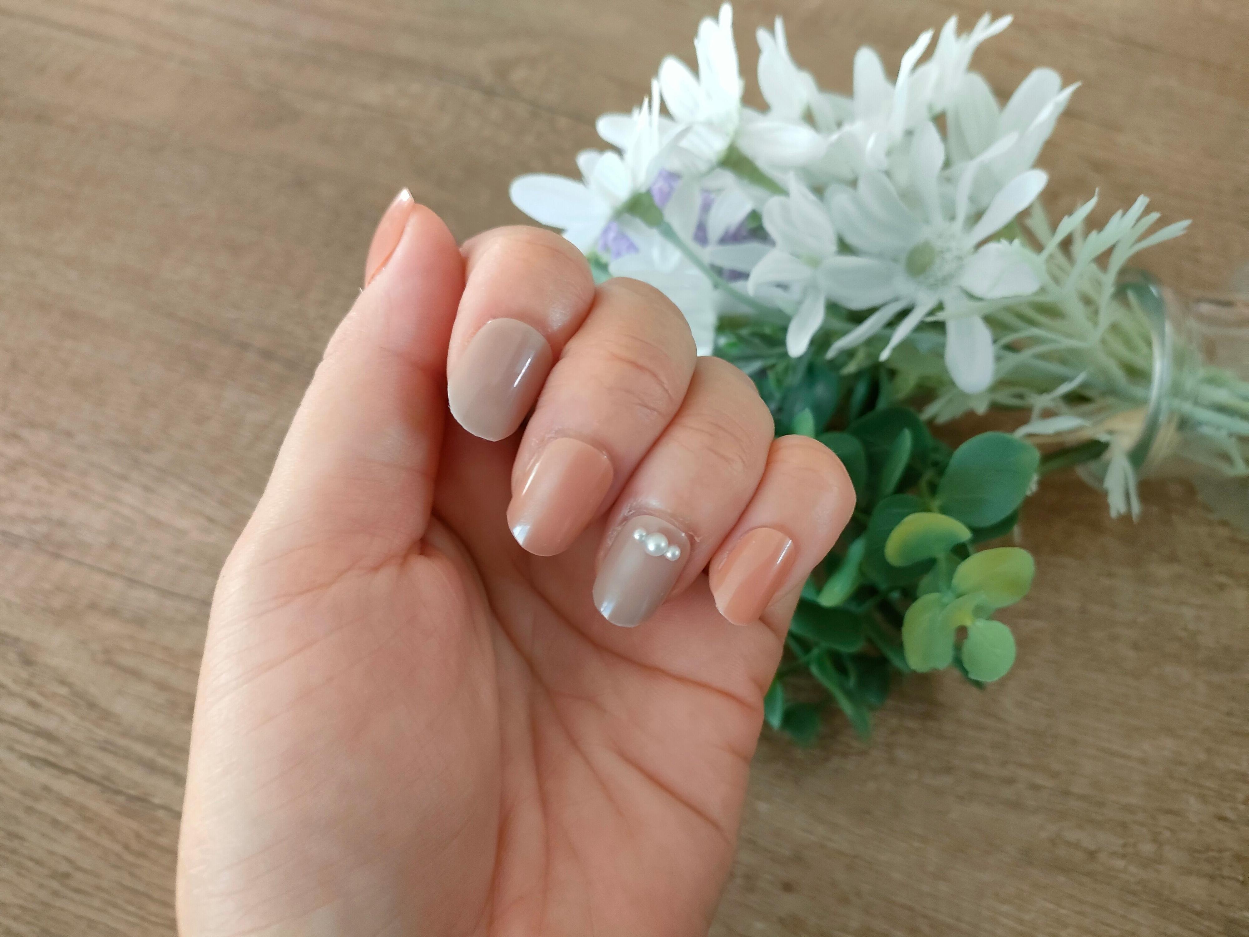 キレイに貼れた