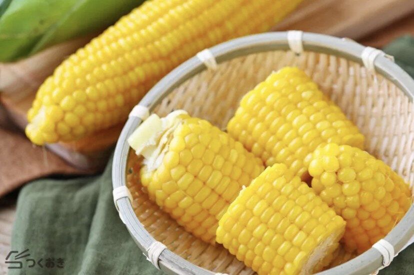 鍋より簡単 フライパンでゆでとうもろこし