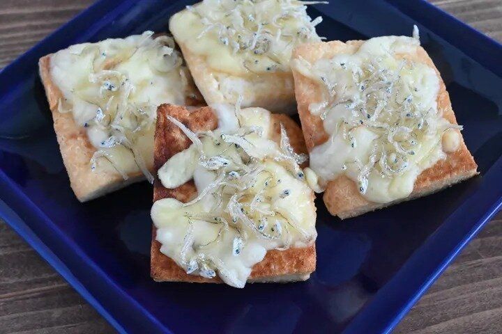 ボリューム副菜!ちりめん豆腐ピザ
