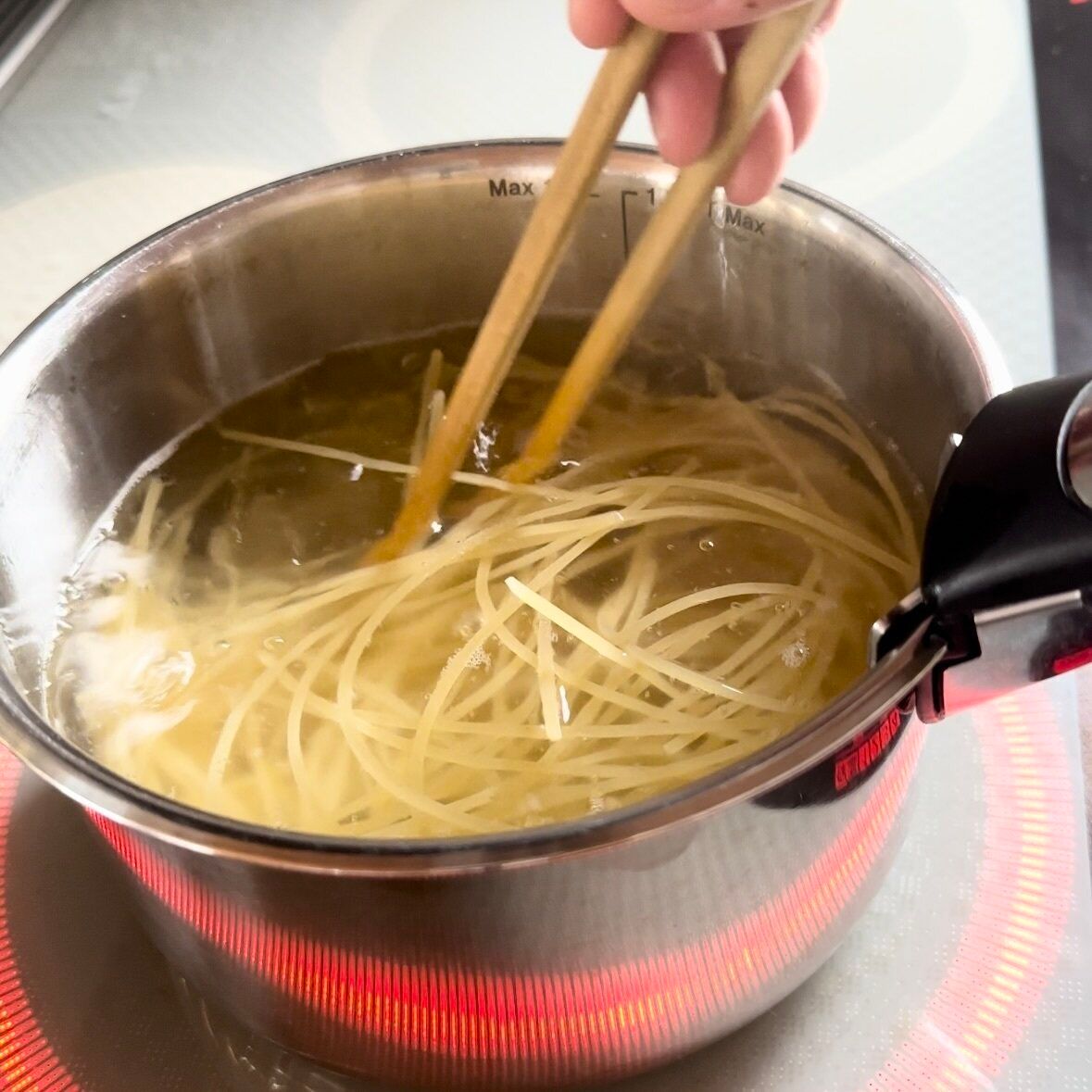 3分長く茹でるのがコツ!