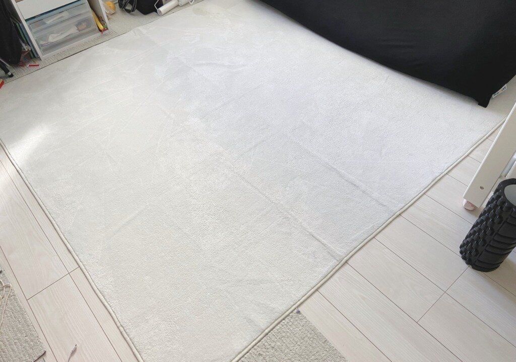 カーペットの上だけスッキリ