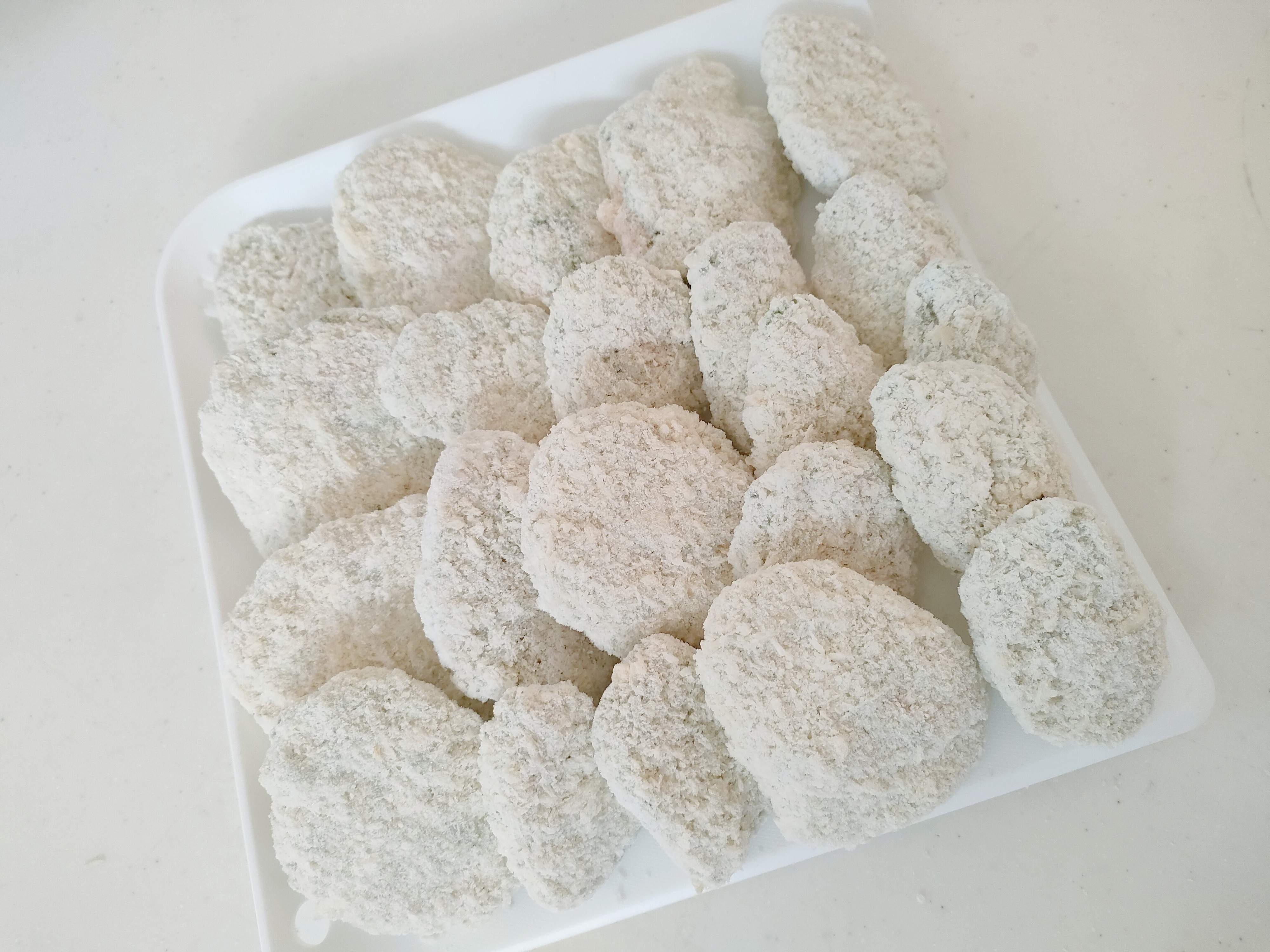 のり塩カツの揚げる前