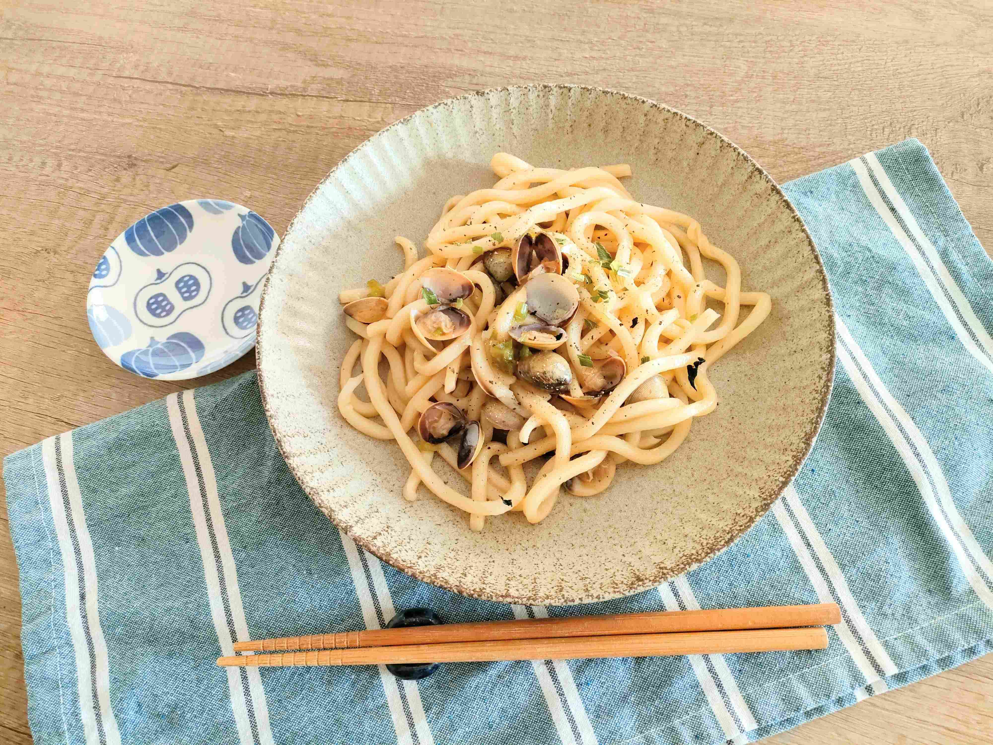 しじみの焼きうどん