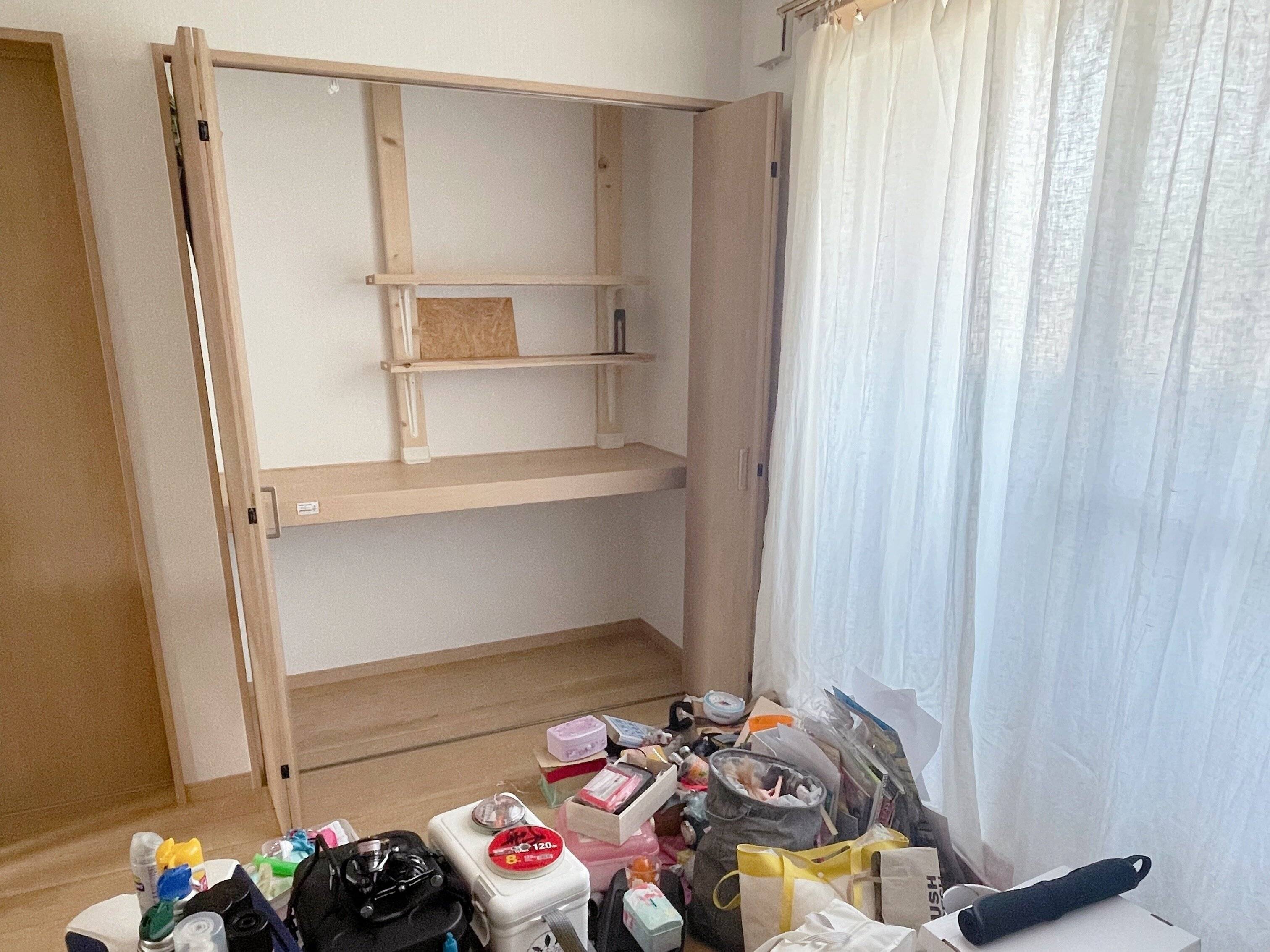 物の大整理をすること