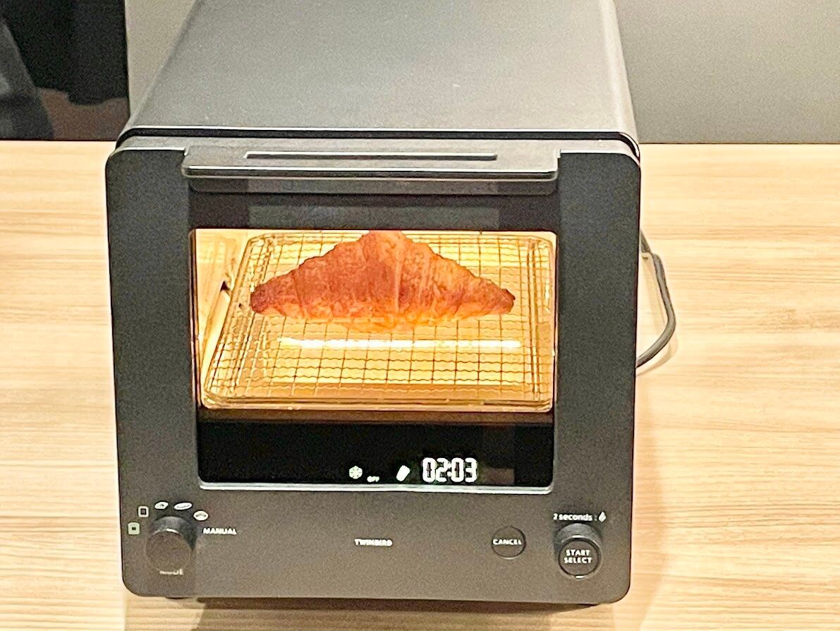 匠ブランジェトースターでクロワッサンをリベイク