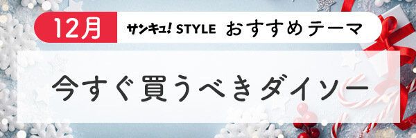 23年12月おすすめテーマ「今すぐ買うべきダイソー」