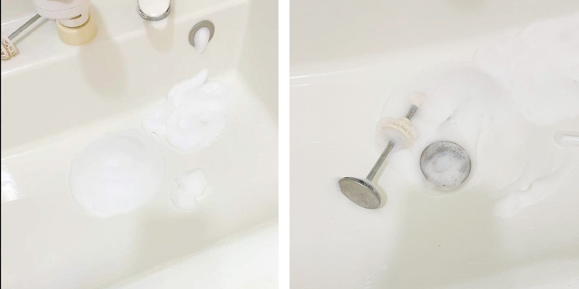 オーバーフローから泡が出てきたらストップ