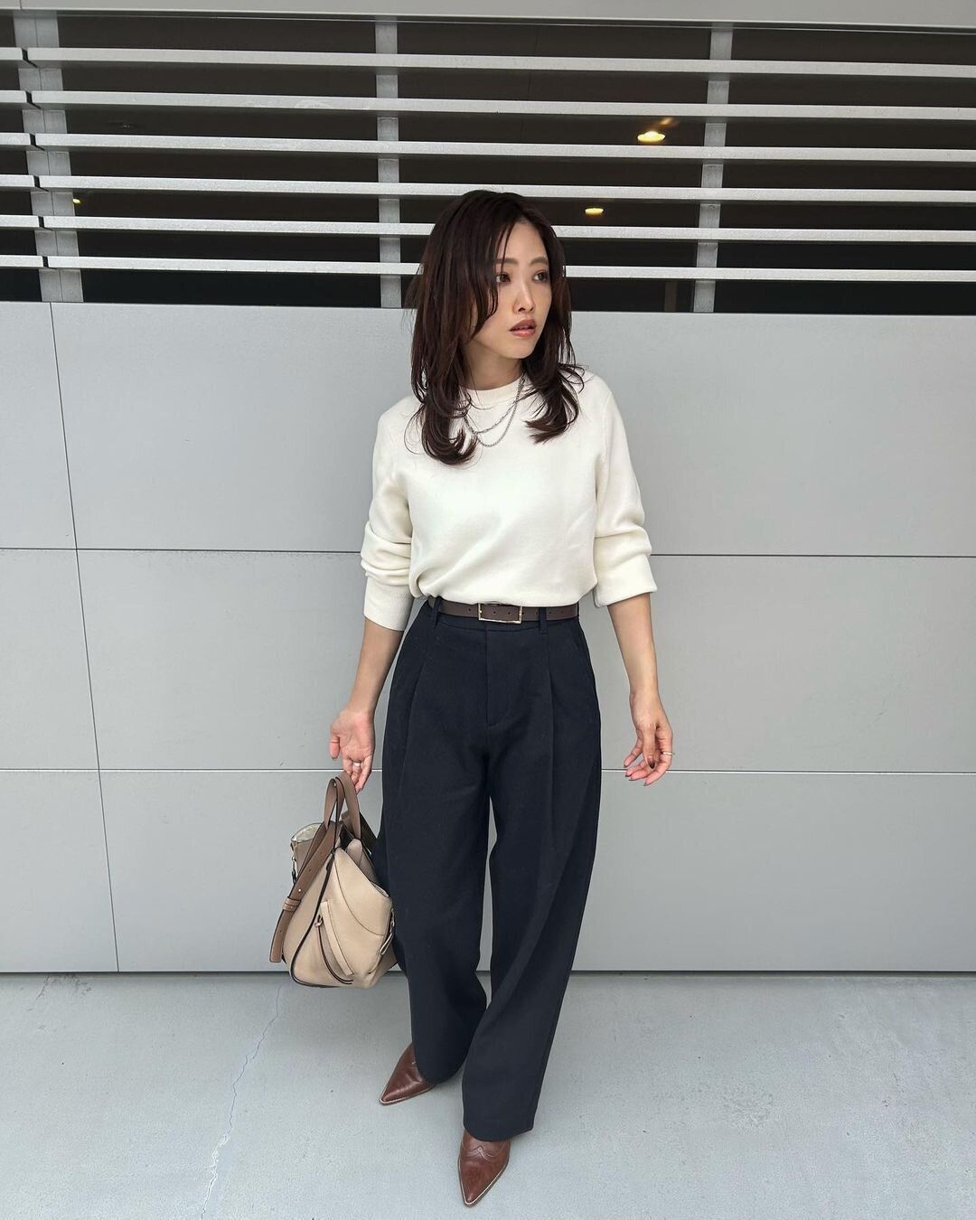 秋冬の神パンツ知ってる？【ユニクロ】の「ブラッシュドジャージータックワイドパンツ」活用術